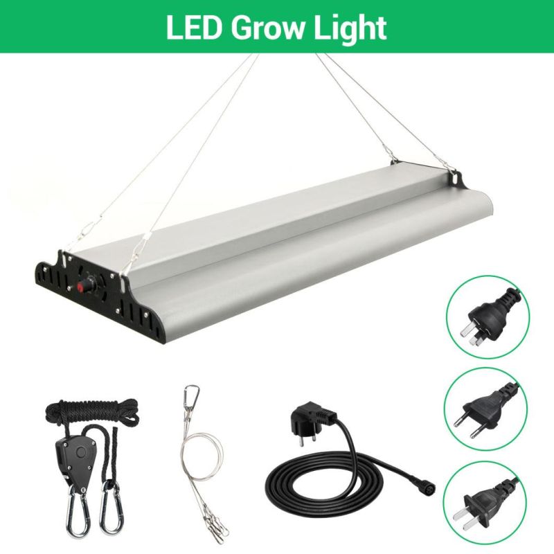 2.7 Umol/J High Efficacy Made in China Flat Board LED Grow Light for Indoor Plants Full Spectrum for Veg and Flowering 240W 120W