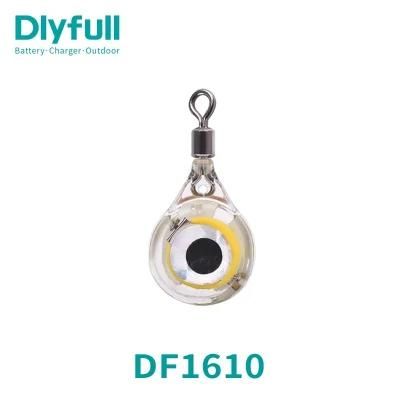 Dlyfull Hot Sale Portable Small 2.3G Green Flash Df1610LED Fish Lure Light