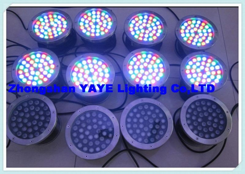 Yaye 18 Best Sell 9W/12W/18W/36W RGB/LED PAR56/ LED Underwater Light/ 36W LED Fountain Light/36W RGB LED Pool Lights/LED Swimming Light with IP68/AC/DC12/