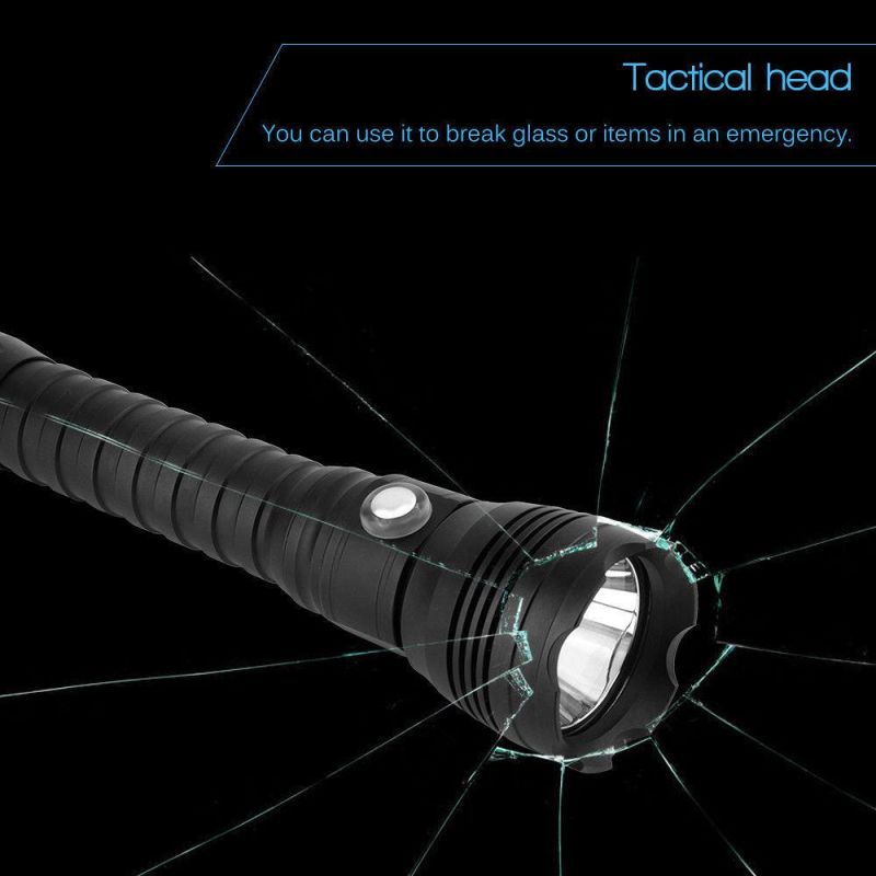P70 LED Torch Light Handheld Portable Aluminum LED Diving Flashlight