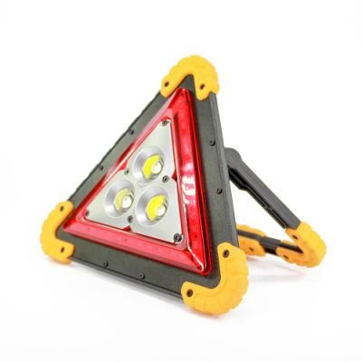 Good Quality Portable Multifunction Handheld Outdoor Rechargeable 3 COB 36SMD LED Working Lamp Car Emergency Triangle Signal Warning Light