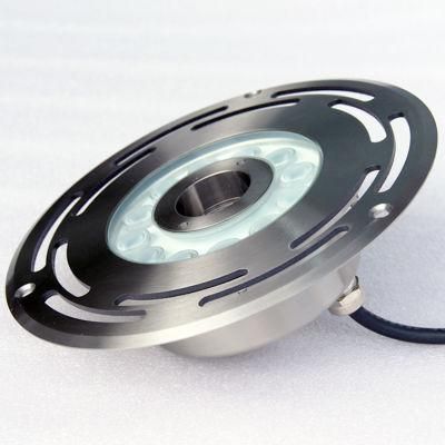 Stainless Steel Dry Fountain Pool Light Fountain Nozzle LED Underwater Ring Light