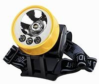 LED Head Lamps, Made of Bs Plastic, Angle Adjustable