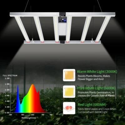 Shenzhen LED Grow Light Supplier 680W 720W Samsung Lm301b Lm301h UV IR Full Spectrum Indoor Grow Light for Vertical Farmer