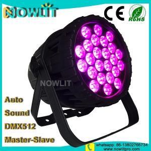 24PCS 10W RGBW 4in1 LED Waterproof Stage Lighting