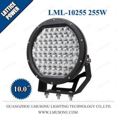 10.0 Inch 255W 4X4 Offroad Auto Car Auxiliary LED Work Driving Lamp Spot Flood Beam
