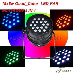 18x10W RGBW Quad Color 4 in 1 LED PAR Can Light (FY-050B)
