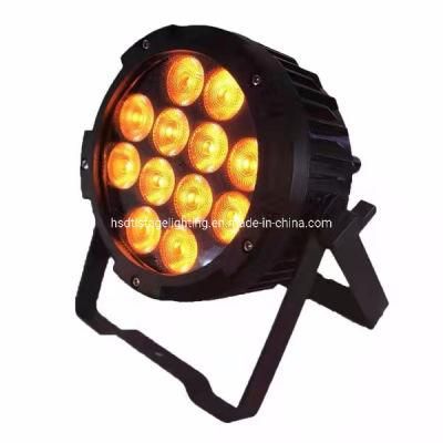 12PCS 15W Outdoor Rgbwauv Stage Light Battery LED PAR