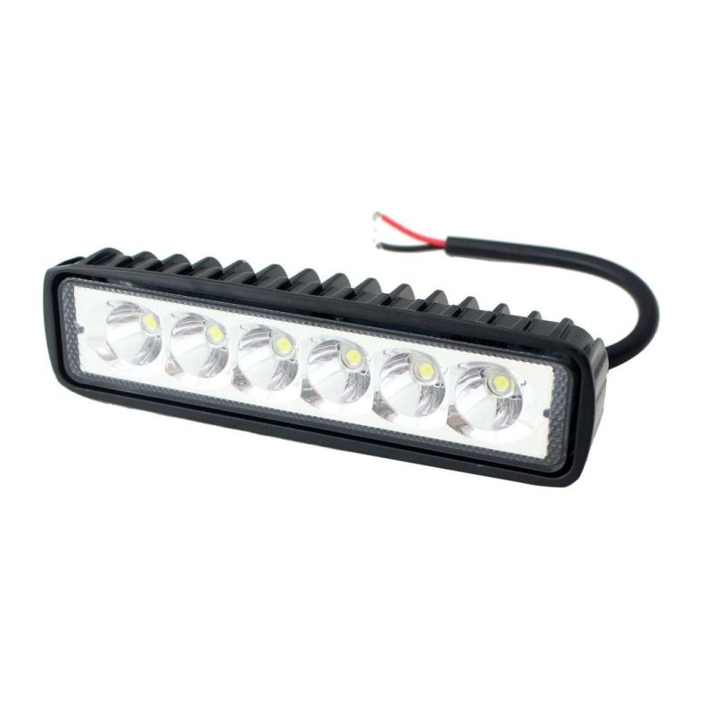 18W 6 Inch LED Auto Daylight Lamps Spotlight for Car ATV Vehicles 12V LED Work Light Bar