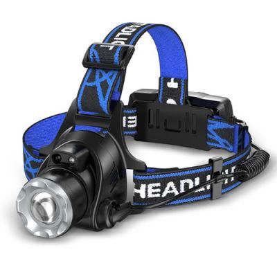 Newest LED Headlight T6/L2/V6 3 Modes Waterproof Zoomable Headlamp with Super Bright for Camping Fishing Hiking Bicycle