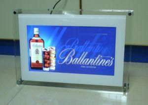 LED Crystal Light Frame Advertising Light Acrylic Photo Picture Frame