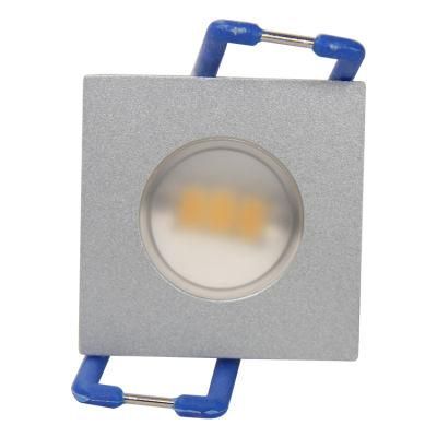 DC12V Square Mini LED Aluminum Recessed Downlight Plinth Lighting Cabinet Downlight