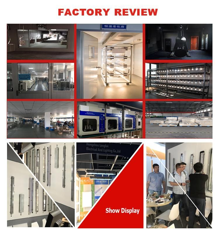 Lighting Fixture Industrial Fluorescent Luminaire with Magnetic Ballast