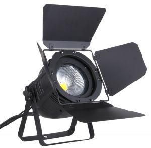 Professional Super Bright 100W COB LED PAR Can Light Cool White &amp; Warm White DMX Theater Projector Lights LED Studio Spot Light