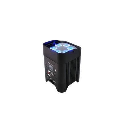 DMX 6 LED Lamp Beads Battery Power Light