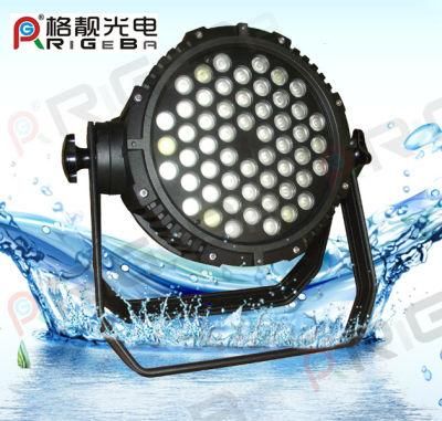 High Quality Waterproof Full Color 54LEDs 3W RGBW Outdoor LED PAR Can Stage Effect Light