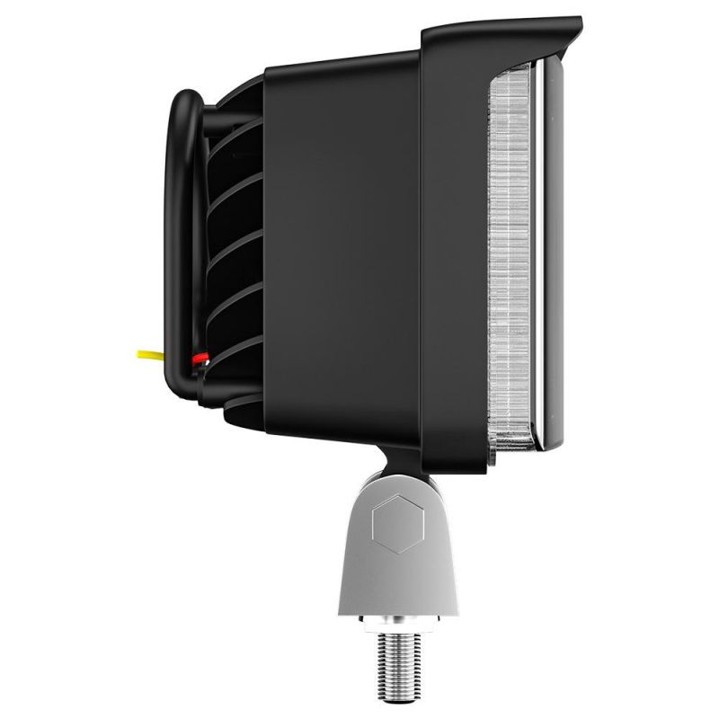 Dxz 4inch Ingot Lamp Duble Color Laser Car Strong Light Super Bright Refit in The Net Truck Headlight Fog Proof Ingot LED Work Light Flood+Spot