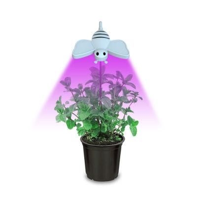 New LED Plant Lamp Spectrum Imitation Sun Indoor Household Bee Telescopic Rod Type Succulent Growing Fill Light