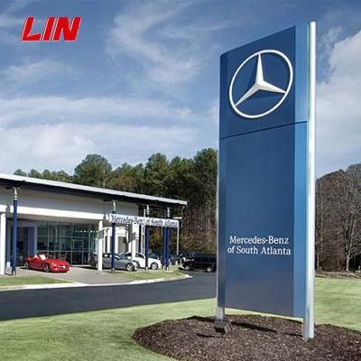 Car Brands Logo Names / Badge Signage Used Indoor or outdoor / Surface Mirror Polished LED Thermform Car Logo