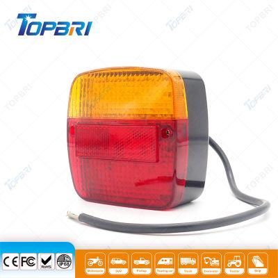 E-MARK Square 24V Tail LED Truck Light