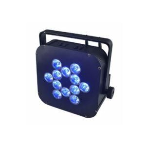 12X18W DMX Wireless Battery LED Slim PAR with WiFi