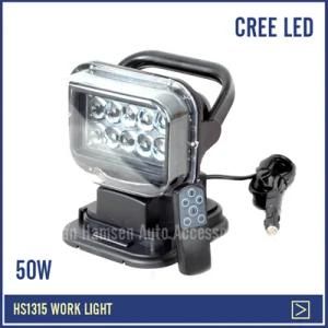 50W Wireless Control LED off Road Driving Light Round LED Work Light Working Lamp