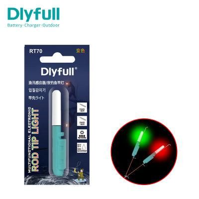 Dlyfull Bite Alarm Rt70-S Smart Fishing LED Light Stick Float Glow Stick for Night Fishing