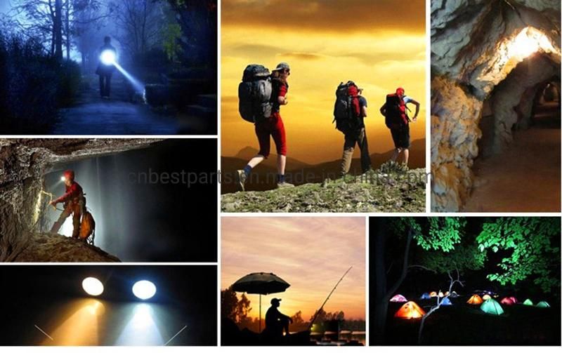 Portable Emergency LED COB Head Torch Lamp USB Rechargeable Headlight Camping Head Torch Light Hunting LED Headlamp with Sensor Switch