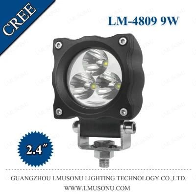 Lmusonu New Round 2.4 Inch LED Work Light 9W