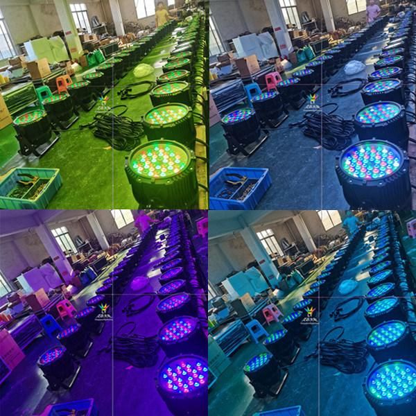 Outdoor Waterproof RGBW 54 3W LED PAR Lights