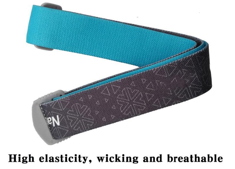 Eco-Feiendly Material Elastic Head Strap Dedicated LED Headlamp Headband