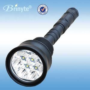 Brinyte S78 3200 Lumen CREE Xml U2*7 LED Rechargeable Flashlight The Most Powerful LED Torch Light