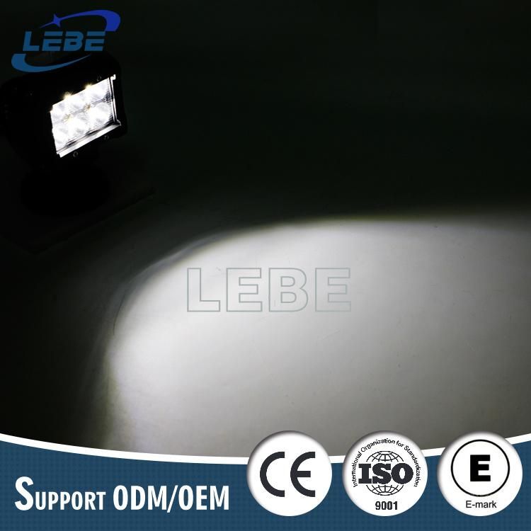 off Road LED Work Light for Trucks Car Work Light Waterproof 18W LED Work Light