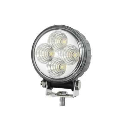 Hot Sale ECE Round 3inch 12W Epistar LED Flood Work Light for 12V Offroad 4X4 Tractor Truck Agriculture