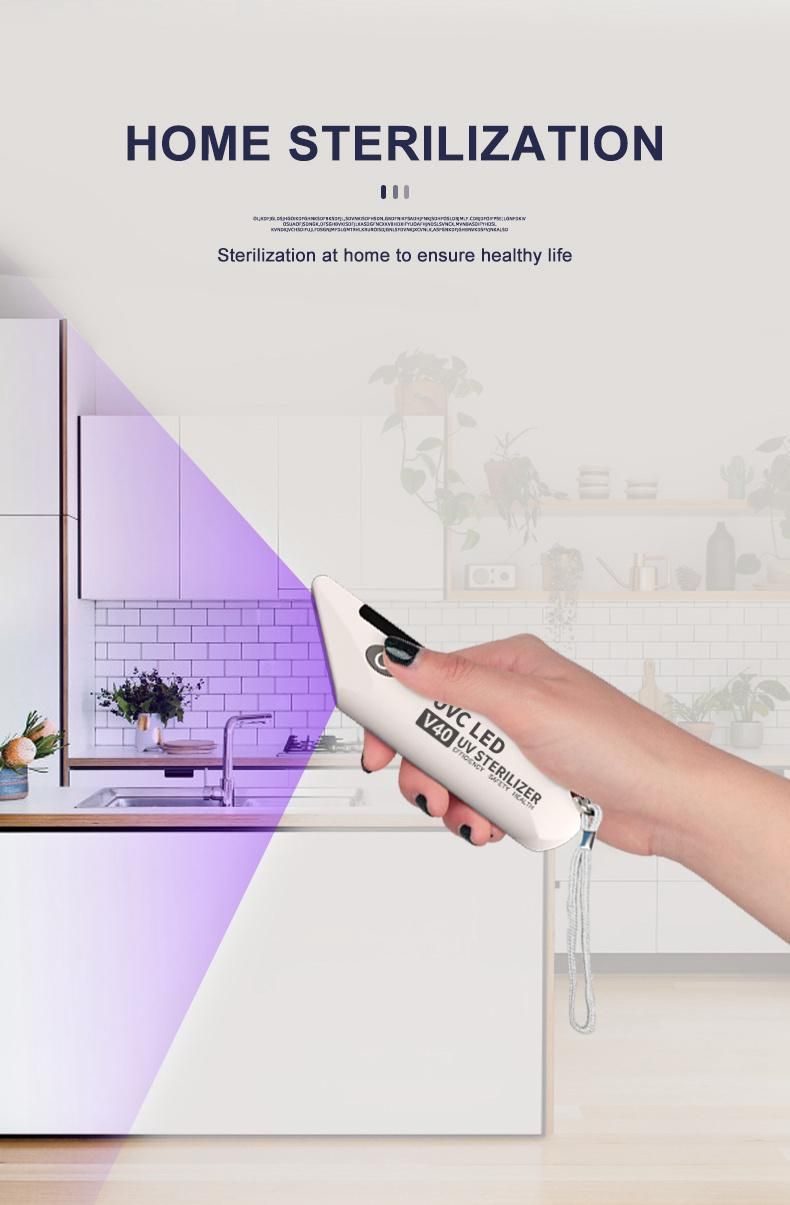 Portable LED UVC Sterilizer, LED UV Disinfection Lamp Sterilizer