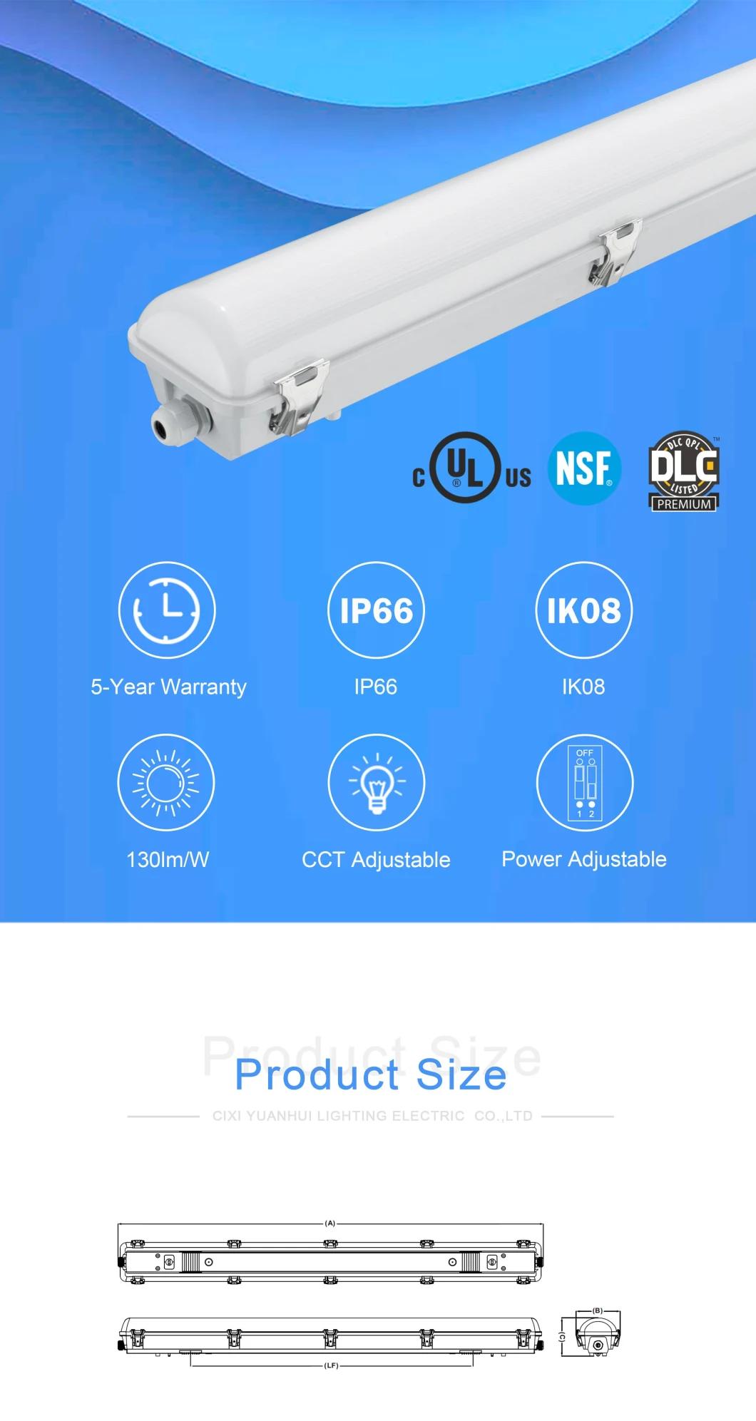 Ik08 IP66 LED Triproof Light LED Dlc Ns LED Waterproof