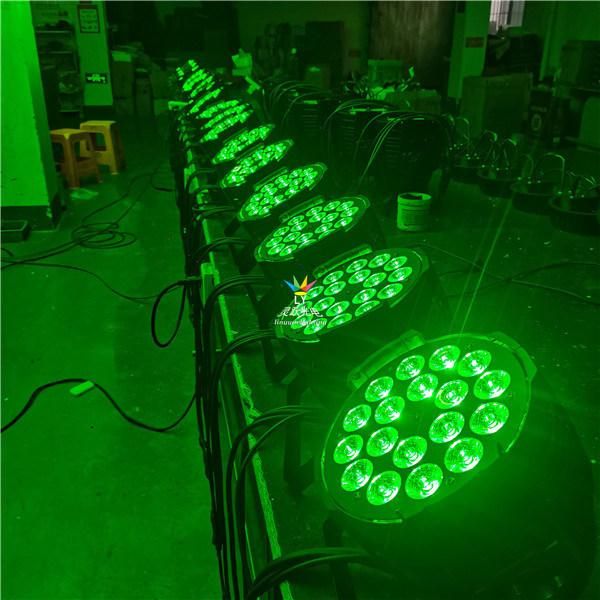 DMX 512 18PCS*15W RGBWA UV LED PAR Stage Light
