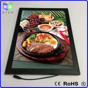 Aluminium Advertising Frames with Picture Frame Box for Restaurant Menu Signs
