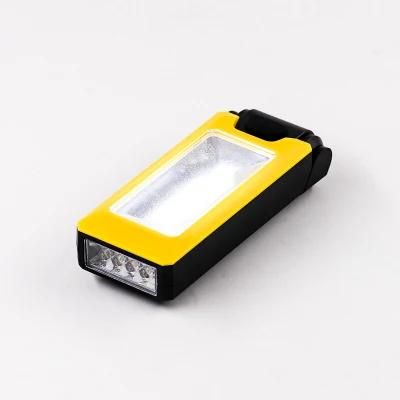 High Quality ABS 270 Degrees Rotatable Stand 4LED+COB Portable Emergency Work Light for Outdoor and Indoor