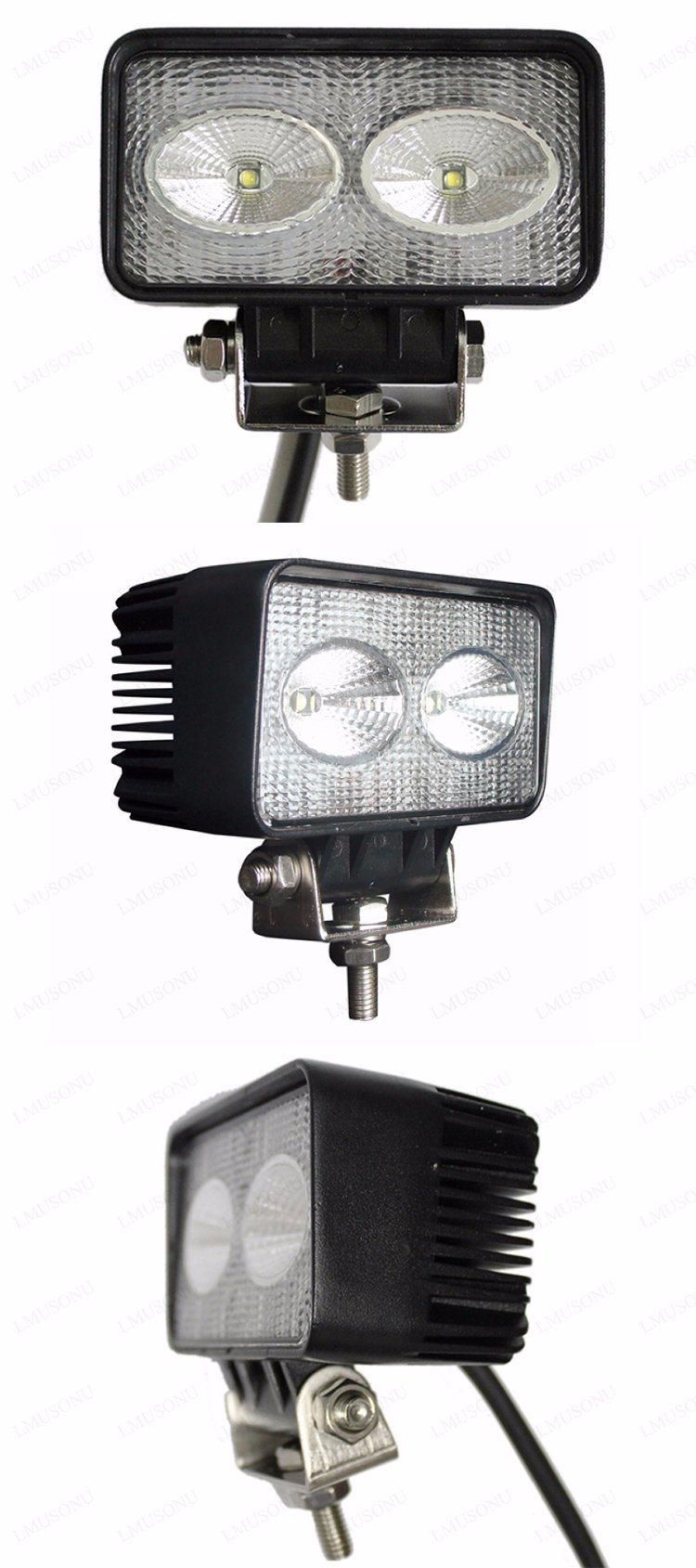 4.3 Inch Bridgelux 2*10W Car LED Work Light 20W Offroad