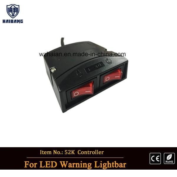 LED Warning Strobe Lightbar with White Takedowns and Alley Lights