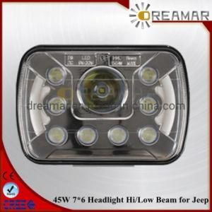 45W Hi/Low Beam LED Headlight Light for The Old Jeep