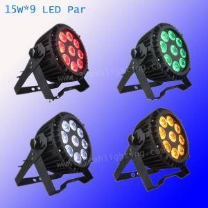 9*15W RGBWA 5in1 Multi-Color LED PAR Light Waterproof IP 65