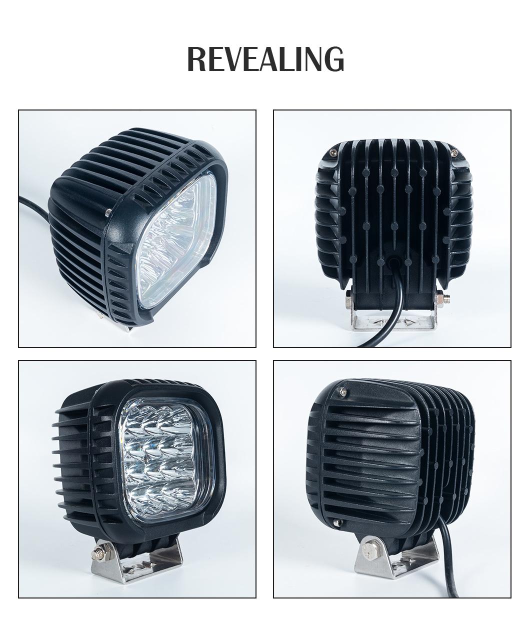 Rectangular High Power LED Work Driving Light