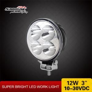 Best Selling Round 3&prime;&prime;12W LED Auto Work Lamps for Trucks