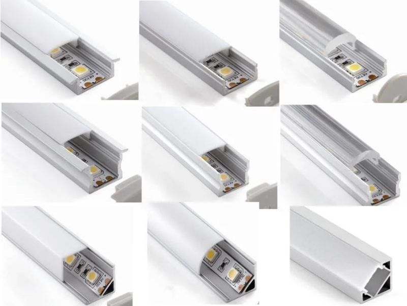 Cold White Warm White 24V 12V 2835 120 LEDs SMD 2835 Rigid Long LED Strip Recessed Light for Ceiling Light and Cabinet Light