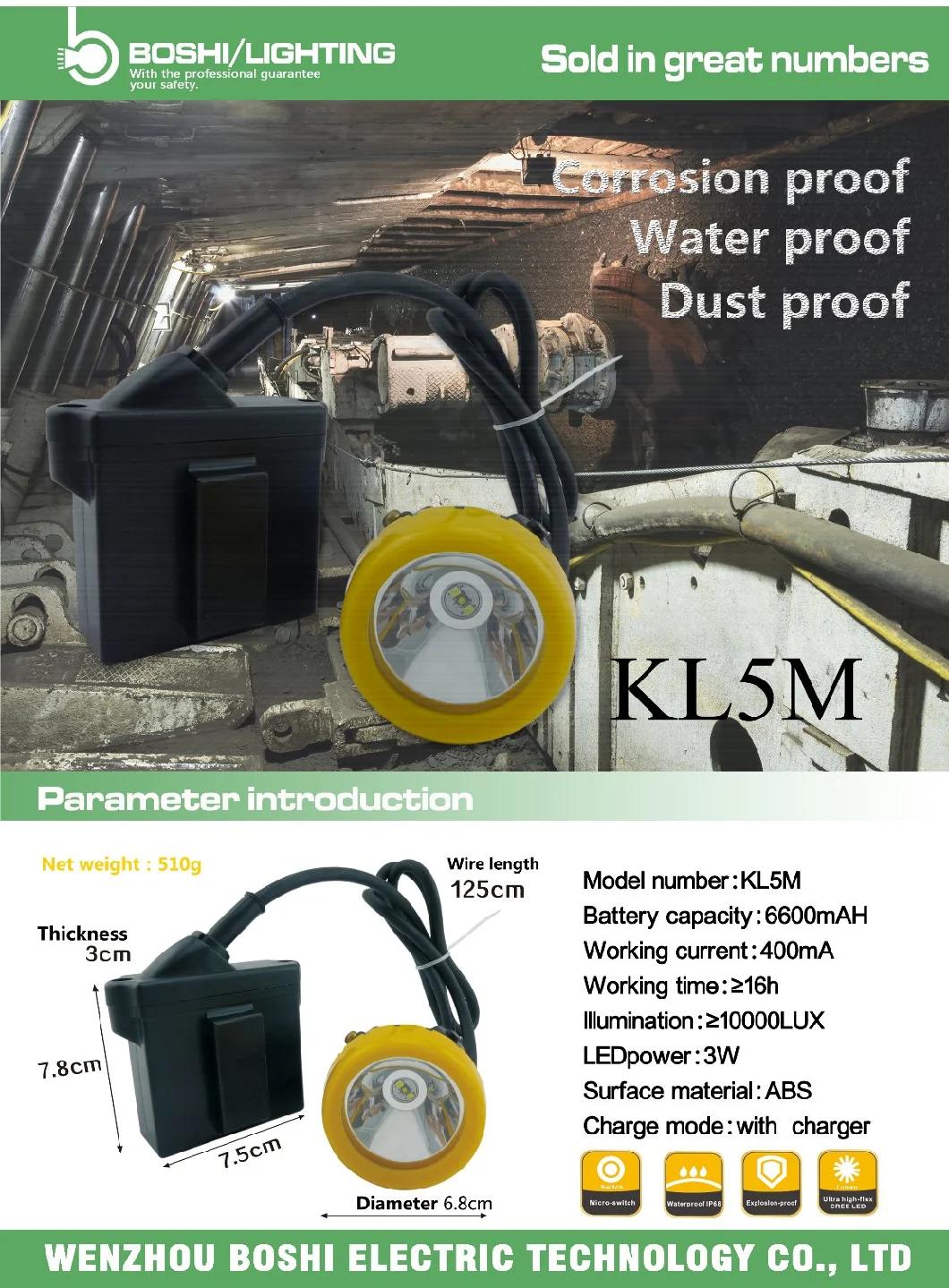 3W USA CREE LED Coal Mine Cap Lamp (KL5LM(C))