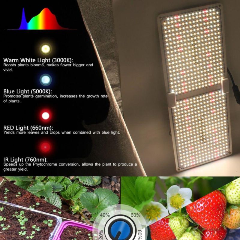 High Effect 460W Sf4000 Lm301b V2 Dimmable LED Grow Light Indoor Hydroponics Grow Tent Using LED Panel Light