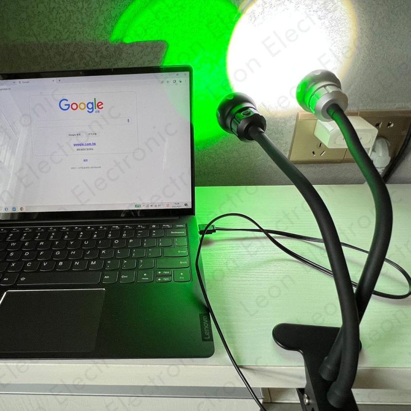 Accept Customized USB Rechargeable Two Heads 360° Rotation LED Fishing Camping Work Reading Table Light Lamp