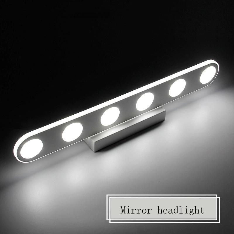 Minimalist LED Mirror Light Industrial Wall Lamp Sconce 12W18W Acrylic Indoor Lighting (WH-MR-21)
